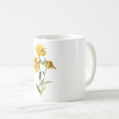 ひまわりの名前コーヒーマグ コーヒーマグカップ (正面右)