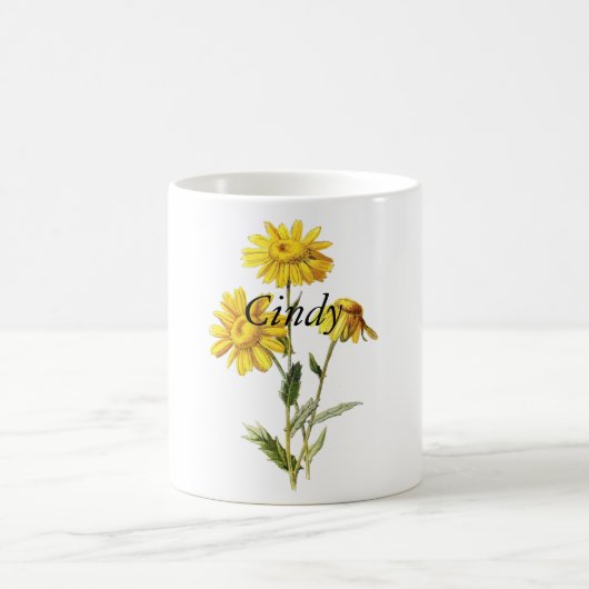 ひまわりの名前コーヒーマグ コーヒーマグカップ (中央)