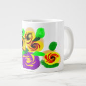 ひまわりの喜び ジャンボコーヒーマグカップ (正面右)