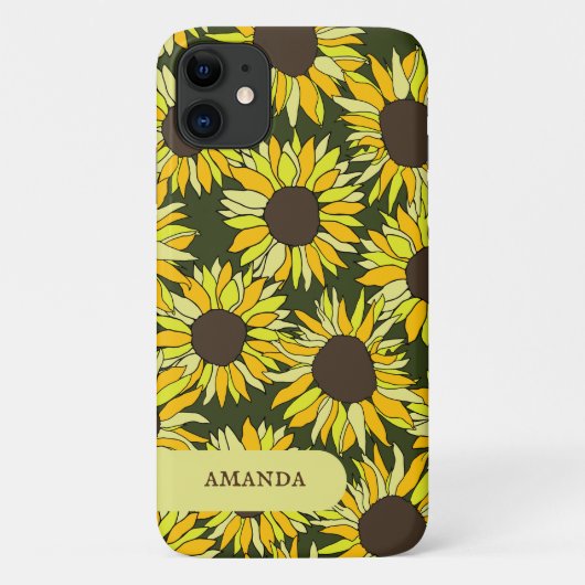 ひまわりの夏の花 Case-Mate iPhoneケース iPhone 11 ケース (裏面)