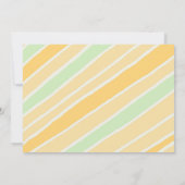 ひまわりの夏の誕生日パーティー 招待状 (裏面)