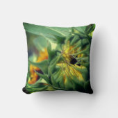 ひまわりの展開 クッション (正面)