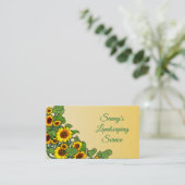 ひまわりの巻物 名刺 (スタンド正面)