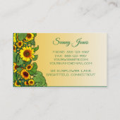 ひまわりの巻物 名刺 (裏面)