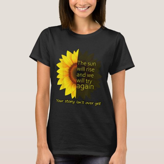ひまわりの希望 Tシャツ (正面)