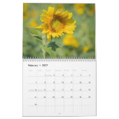 ひまわりの年 カレンダー (2月 2027)