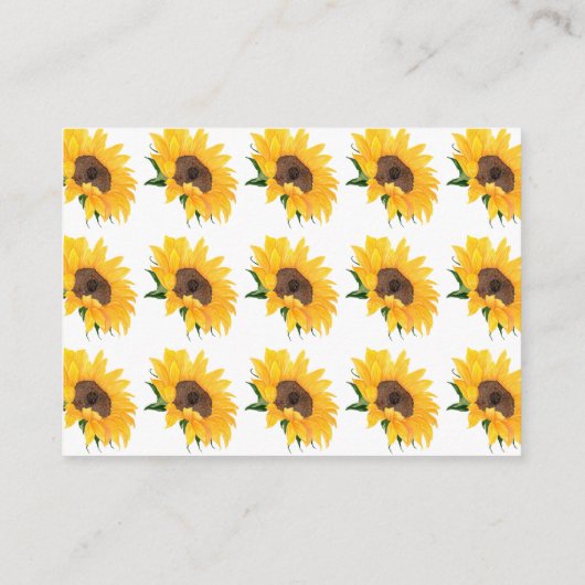 ひまわりの情報と詳細 エンクロージャーカード (裏面)