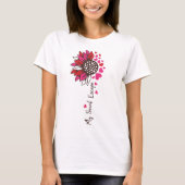 ひまわりの愛の逃避行 レディースTシャツ 🌻💛 Tシャツ (正面)
