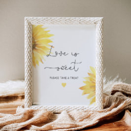 ひまわりの愛は甘いよ、おやつをどうぞ ポスター