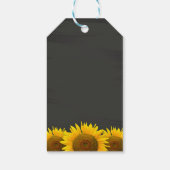 ひまわりの感謝祭　ウェディングシャワーチョークボード ギフトタグ (裏面)