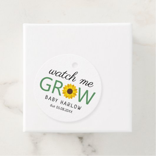 ひまわりの成長を見る フェイバータグ (インサイチュ)