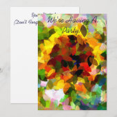 ひまわりの招待状 (正面/裏面)