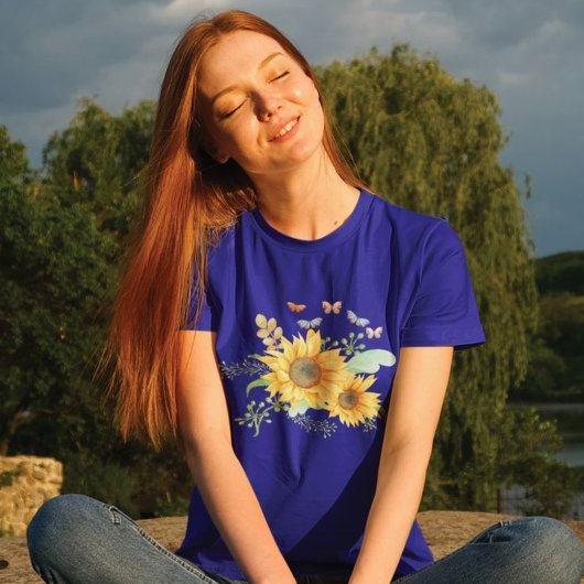 ひまわりの春 Tシャツ