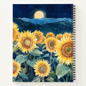 ひまわりの月明かり ノートブック (裏面)