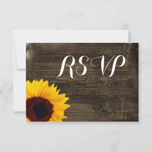 ひまわりの木の国素朴式の出欠届けカード 出欠カード (裏面)