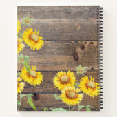 ひまわりの木製キッチン用品 ファミリーレシピ ノートブック (裏面)