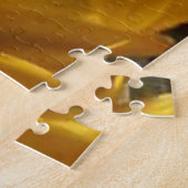 ひまわりの植物アート3枚の写真 ジグソーパズル (側面)