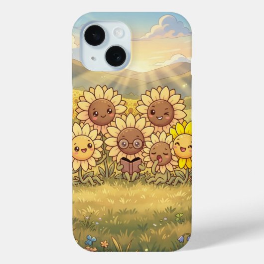 ひまわりの楽園 スマートフォンケース Case-Mate iPhoneケース (裏面)