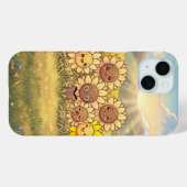 ひまわりの楽園 スマートフォンケース Case-Mate iPhoneケース (裏面 (横))