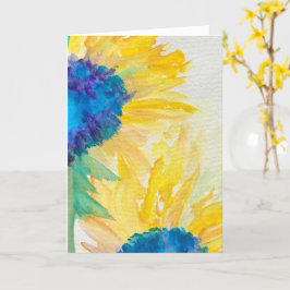 ひまわりの母の日のカード カード