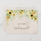 ひまわりの水の色が私のお姫様 インビテーションポストカード (正面/裏面)