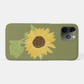 ひまわりの水彩絵 Case-Mate iPhoneケース (裏面(横))