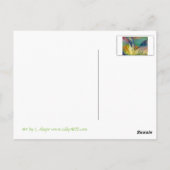 ひまわりの水彩 ポストカード (裏面)