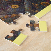 ひまわりの畑のTレックス ジグソーパズル (側面)