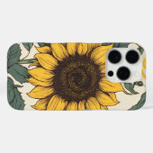 ひまわりの畑: ビブラントな花柄 Case-Mate iPhoneケース (裏面 (横))
