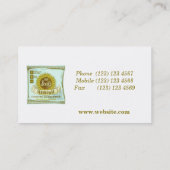 ひまわりの種子 名刺 (裏面)