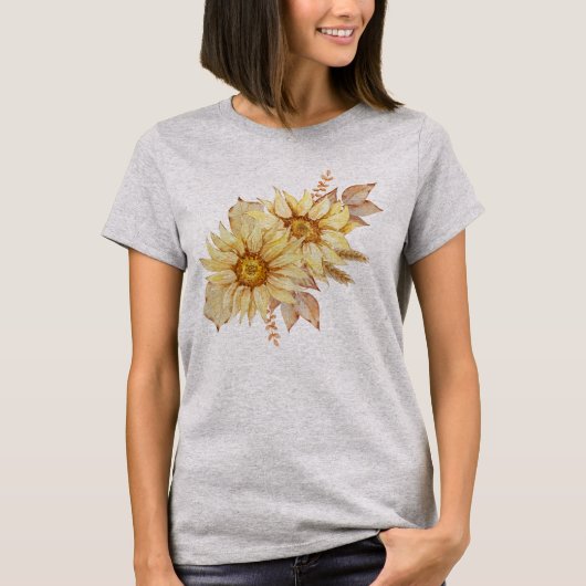 ひまわりの紅葉 Tシャツ (正面)