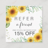 ひまわりの紹介カード 紹介カード (正面)