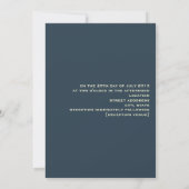 ひまわりの結婚式招待状 - 花嫁と花婿から 招待状 (裏面)