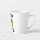 ひまわりの絵入りマグカップ カフェラテマグ (右)
