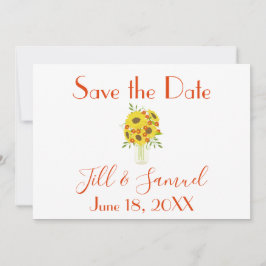 ひまわりの美しい花瓶 セーブザデート