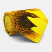 ひまわりの背景 ネクタイ (ロール)