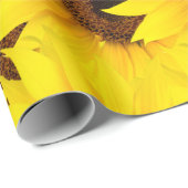 ひまわりの背景 ラッピングペーパー (ロールコーナー)