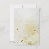 ひまわりの花がすぐにグリーティングカードになる サンキューカード (裏面)