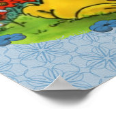 ひまわりの花で眠るフェラルド ポスター (角)