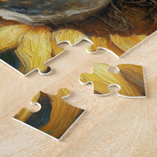 ひまわりの花で眠る妖精 ジグソーパズル (側面)