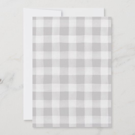 ひまわりの花とカボチャの赤ちゃんシャワー 招待状 (裏面)