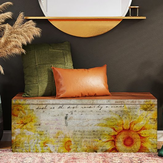 ひまわりの花とスクリプトの手書き分離 薄葉紙