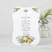 ひまわりの花とソングオブソロモン招待状 招待状 (スタンド正面)