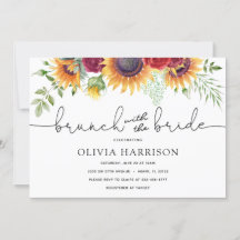 ひまわりの花とバラのブランチと花嫁シャワー