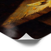 ひまわりの花とフルーツ絵を描の切り離し ポスター (コーナー)