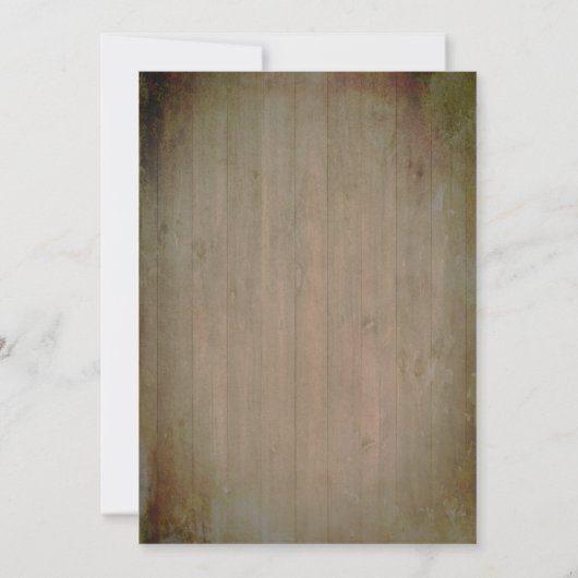 ひまわりの花とメイスンジャー素朴ライト卒業 招待状 (裏面)