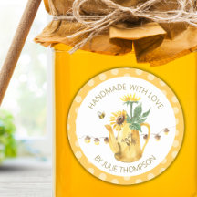 ひまわりの花とランタン✨水玉模様カスタムホン