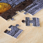 ひまわりの花と果実の静物詩 ジグソーパズル (側面)