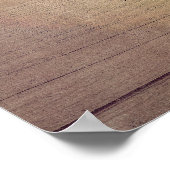 ひまわりの花と白いバラの歓迎サイン ポスター (角)