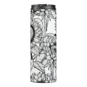 ひまわりの花と金銀色 タンブラー (裏面)